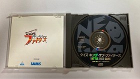 SNK Neo Geo CD Quiz King of Fighters Game Tested Working Japan Puzzle Edition