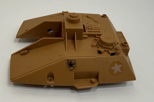 Vintage 1985 GI Joe ARMH Mauler Tank Part: Turret and Turret Base Plate