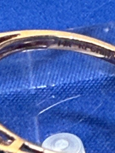 14K Rose Gold 3.5ctw Morganite and Black Diamond Ring Size 7 - 3.17g - Picture 14 of 19