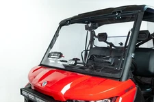 SEIZMIK Flip-Up Vented Hard Coated Poly Windshield for Can-Am Defender (16-25)