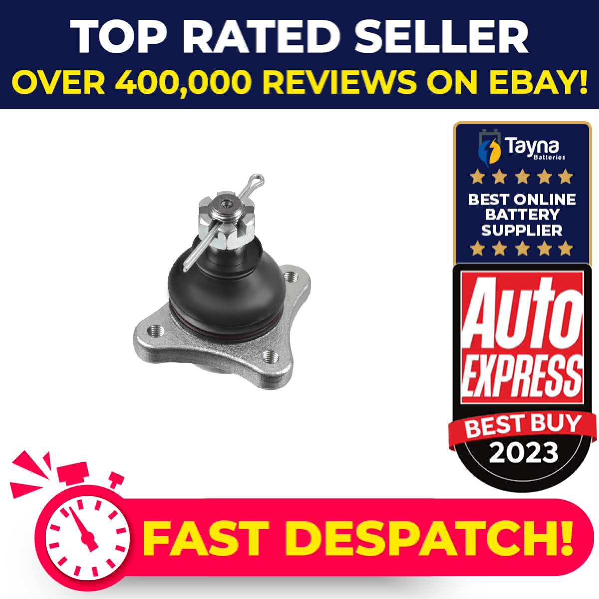 Ball Joint fits MITSUBISHI PAJERO/SHOGUN Mk3, V2W 2.5D Upper 2001 on 4D56-T New
