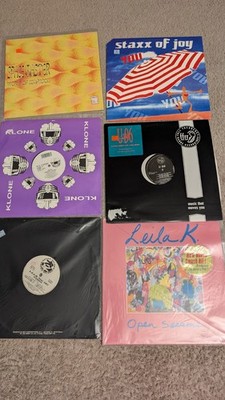 6 Electronic Dance 12'' Vinyl U 96 Klone A.D.a.m. Leila K. Space Master Staxx EDM