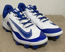 Nike Alpha Huarache Elite 4 Low MCS ‘Hyper Royal’ Cleats FD6255-106 Men Sz 12