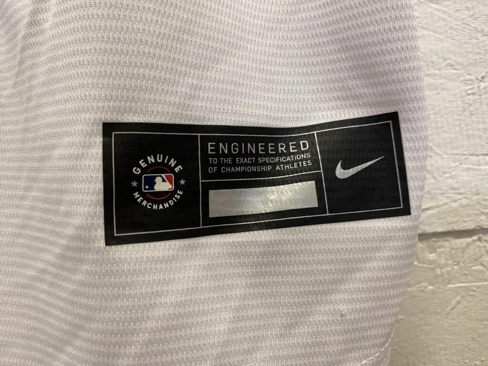 Camiseta deportiva para hombre Nike MĹB Atlanta Braves Acuña Jr. grande #13 Foto 4 de 4