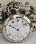 Vintage 1895 Waltham 18s Pocket Watch