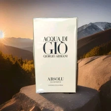 Giorgio Armani Acqua di Giò Absolu 2.5 oz EDP. Batch Code 38UD01A. Discontinued.