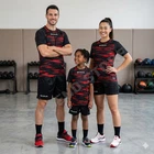 Pixel Givova kit black red complete football soccer volleyball handball