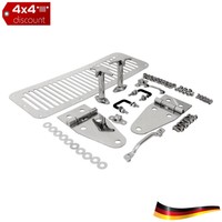 Motorhauben Set Komplett Vorne Polished Stainless Steel Stainless Steel