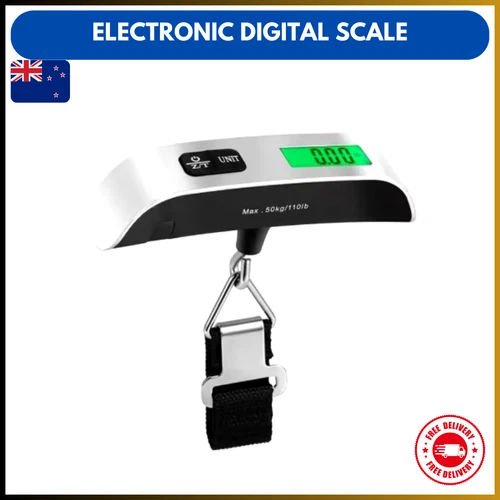 Portable Digital Luggage Scales Travel Bag 50KG Measures Weight Scale Tool