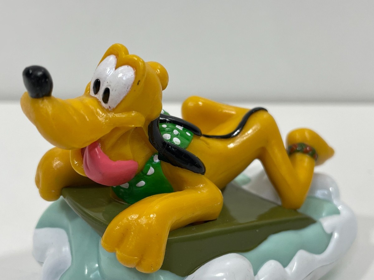 RARE Vintage 90's Disney PLUTO Surf Water Board Wave Riding Wind