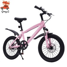 18 Inch Kids Girls Boys Bike 18" Wheel Mountain Bike 1 Speed Kids Bike Pink UK