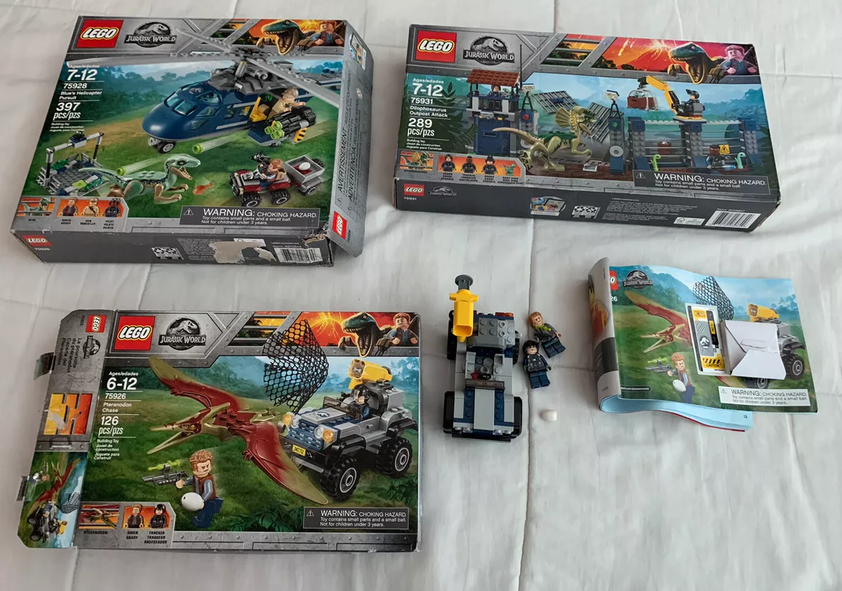 Lego Jurassic World 75931 New In New Open Box 75926 Used Set Of | eBay