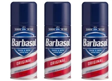 3 Pack Barbasol Original Thick & Rich Shaving Cream For Men, 7 oz