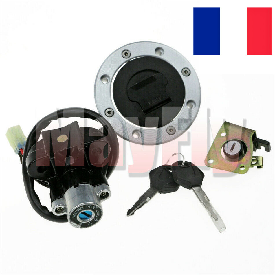 Bouchon de réservoir alu et serrure de selle pour Suzuki GSXR 1000 premium