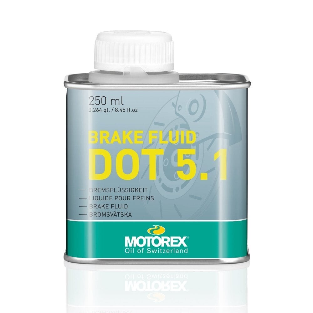 Motorex Brake Fluid DOT 5.1 – High-Performance low-viscosity Brake Fluid 250ml