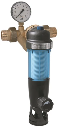 SYR SYR Rückspülfilter DUO DFR 2314.25.000 Druckminderer 1 Zoll Manometer