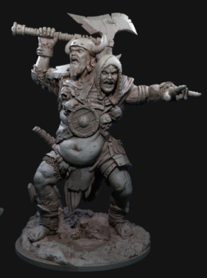 Judgement SKOLL Miniature Resin Figure Board game NEW Creature Casters