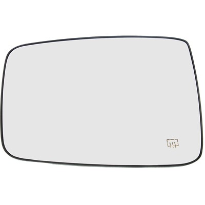 Mirror Glass For 09-18 Ram 1500 Truck 2011-18 Ram 2500 Driver Side Power Heated