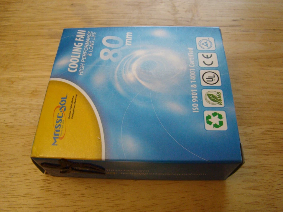 MASSCOOL FD08025S1M3/4, 80mm Cooling 3pin /4-Pin PSU Connector Fan - Image 3 of 4