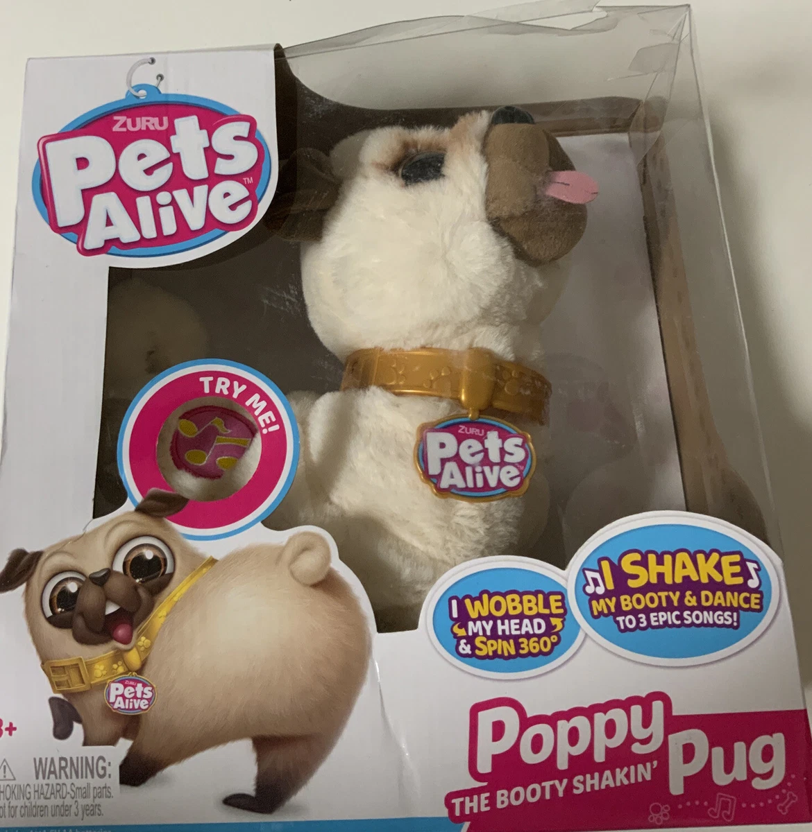 🧷 Pets Alive Poppy the Booty Shakin' Pug – Dancing Puppy