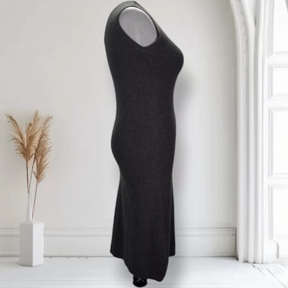 Vestido midi Allen Schwartz tejido cachemir seda talla S Foto 2 de 4