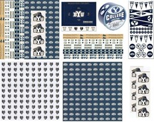 BYU Brigham Young University Cougars Scrapbook Kit Stickers Paper Tape U-CHOOSE