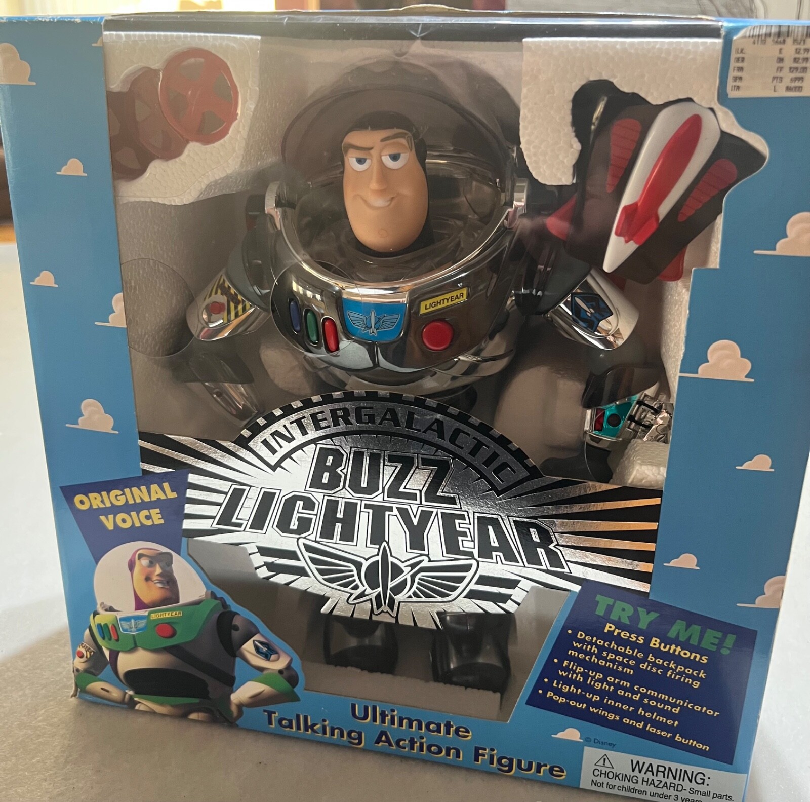 Toy Story Intergalactic Buzz Lightyear by Thinkway Toys 62891 Vintage Disney