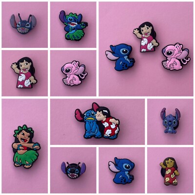 Schuhstecker/Shoe Charms/Pins/Sets für Clogs für LILO & STITCH* Fans/Hund