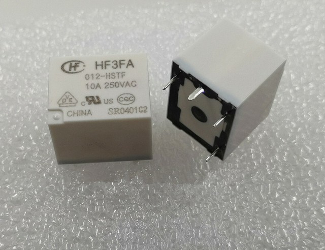 5x HF3FA Leistungsrelais 4PIN 10A - Für Automatisierung & Steuerung