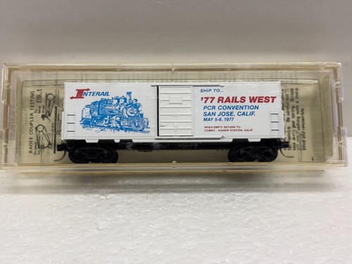 N Scale Kadee Micro Trains MTL Special Run 77-04 Rails West '77 PCR Box Car - Picture 2 of 4
