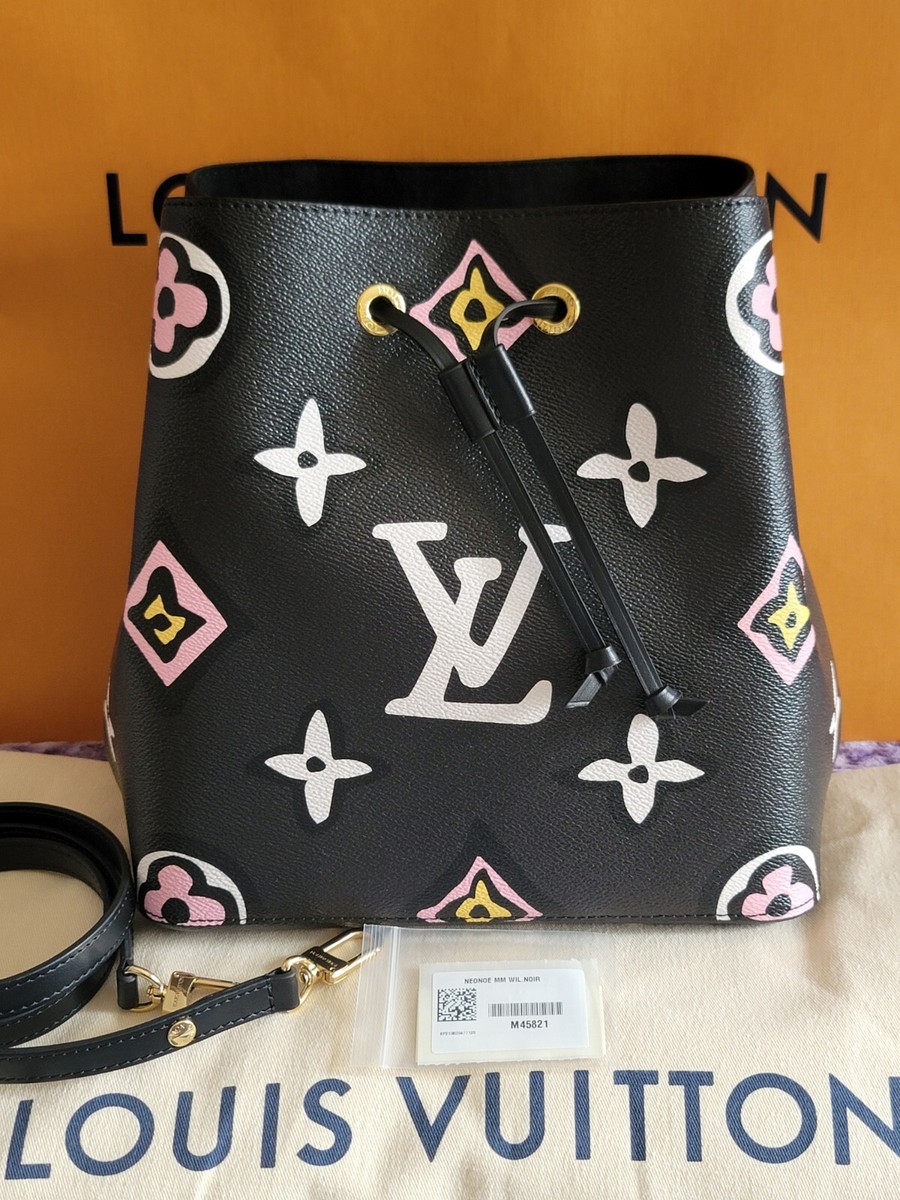 LOUIS VUITTON WILD AT HEART NEO NOE BAG BLACK NEONOE GIANT