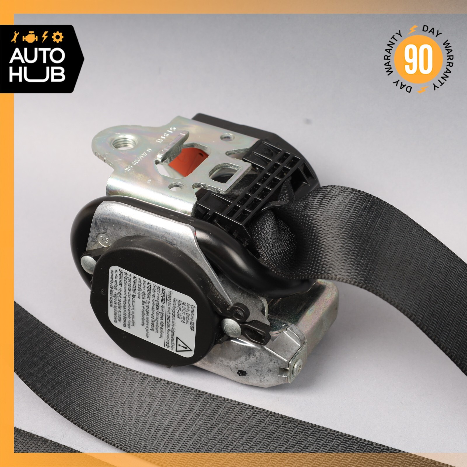 14-22 Maserati Ghibli M157 Front Right Passenger Side Seat Belt Black OEM