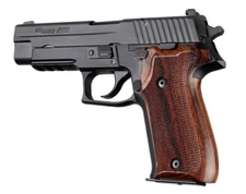 Hogue For Sig P226 DA/SA Cocobolo Wood Checkered Grip & Grip Screws * 26811