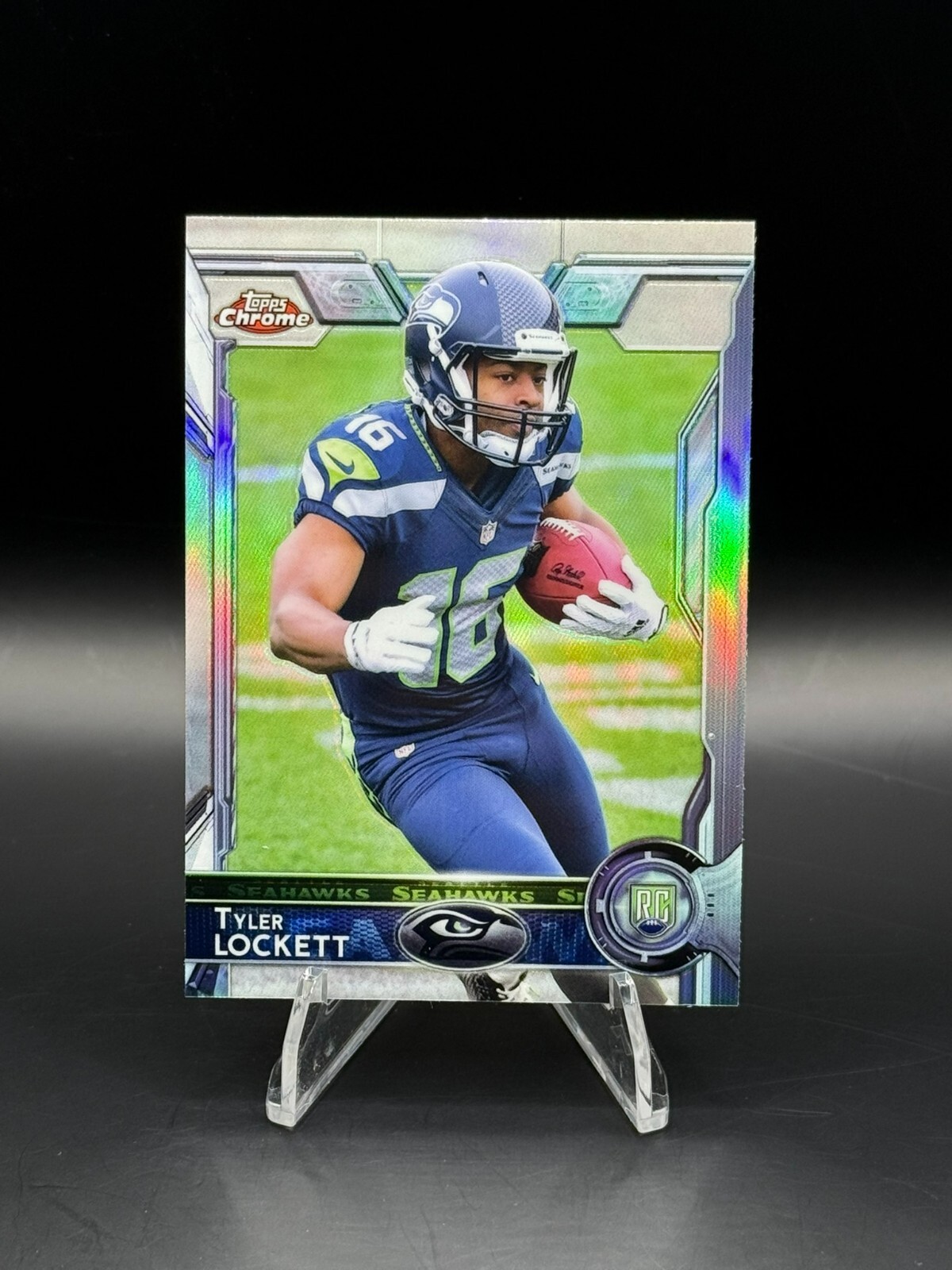 2015 Topps Chrome - TYLER LOCKETT #178 - Refractor Rookie RC Seahawks