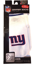 NFL New York Giants Gripper Socks for Boys or Girls Size 12 Months Infant
