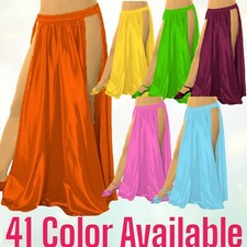 Satin Side slit skirt Luxurious Satin skirt - Perfect For Every Occasion S36