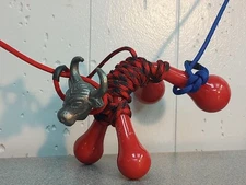 FIERY RED Micro Brahma Bull ROPING DUMMY - Pro Paracord Training Set