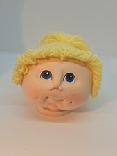Original Doll Baby Head Martha Nelson Thomas 1984 Straight Blonde Hair Blue Eyes
