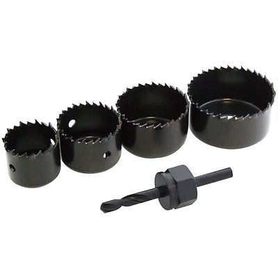 5PC HOLE SAW SET DRILL BIT CUTTING 