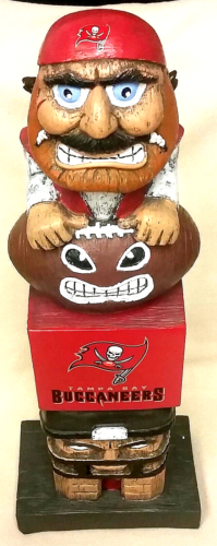 Tampa Bay Buccaneers Tiki Totem Pole Garden Statue New Evergreen - Picture 1 of 4