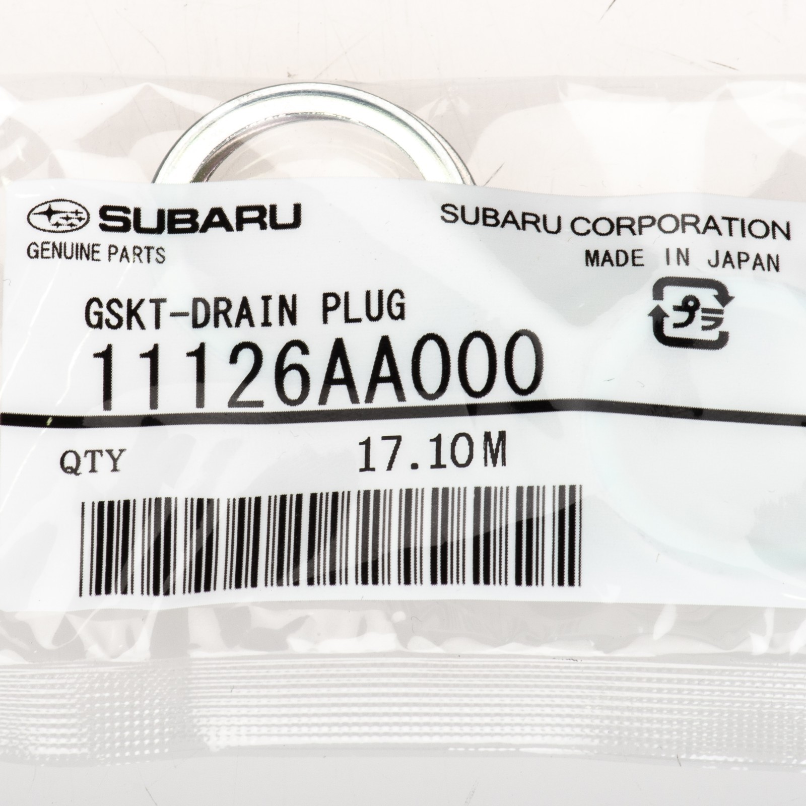 OEM 90-21 Subaru Engine Oil Filter & Crush Gasket Impreza WRX STi SOA6351520812
