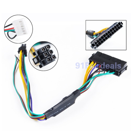 New ATX Main 24-Pin to 6-Pin PSU Power Adapter Cable 18AWG for HP Z240 - Picture 3 of 9