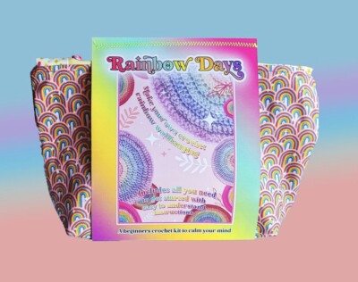 Häkelset - Regenbogen selber machen - Komplettset Geschenk UK Häkeln lernen 