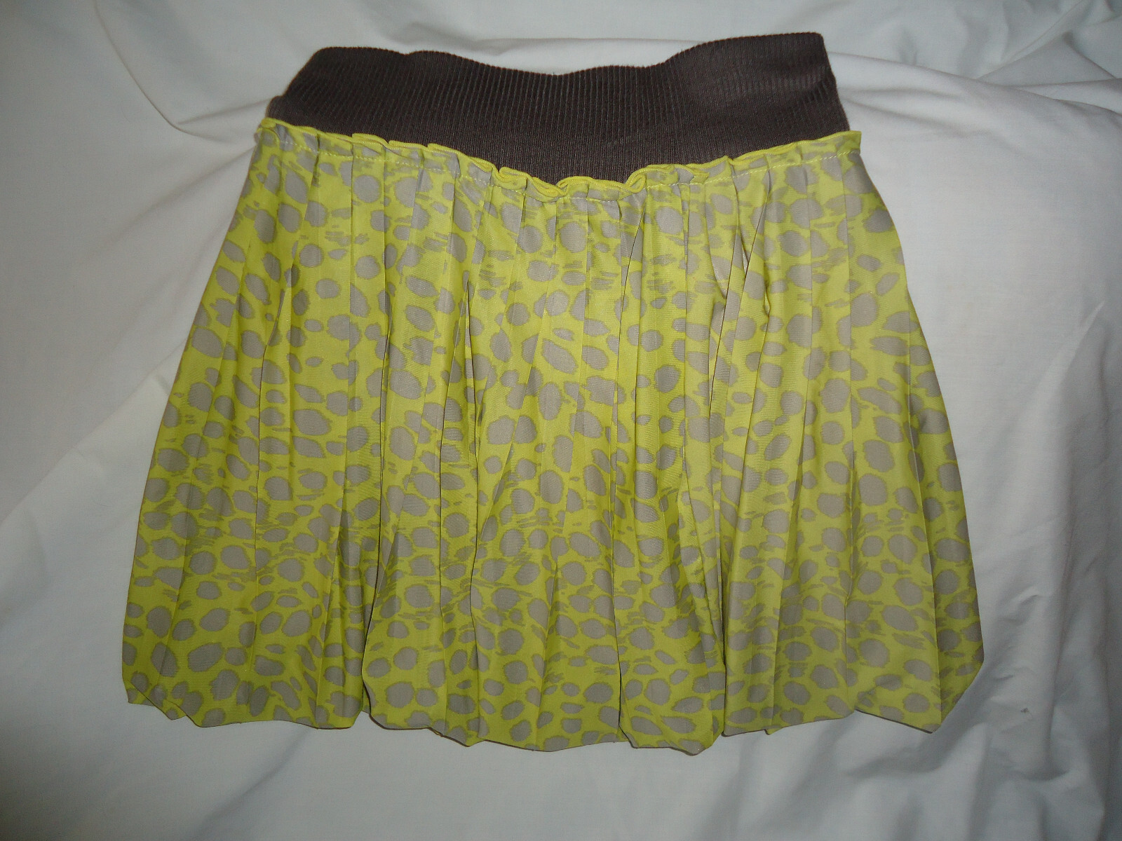 Babe Junior M Short Pleated Polka Dot Skirt Multi Color