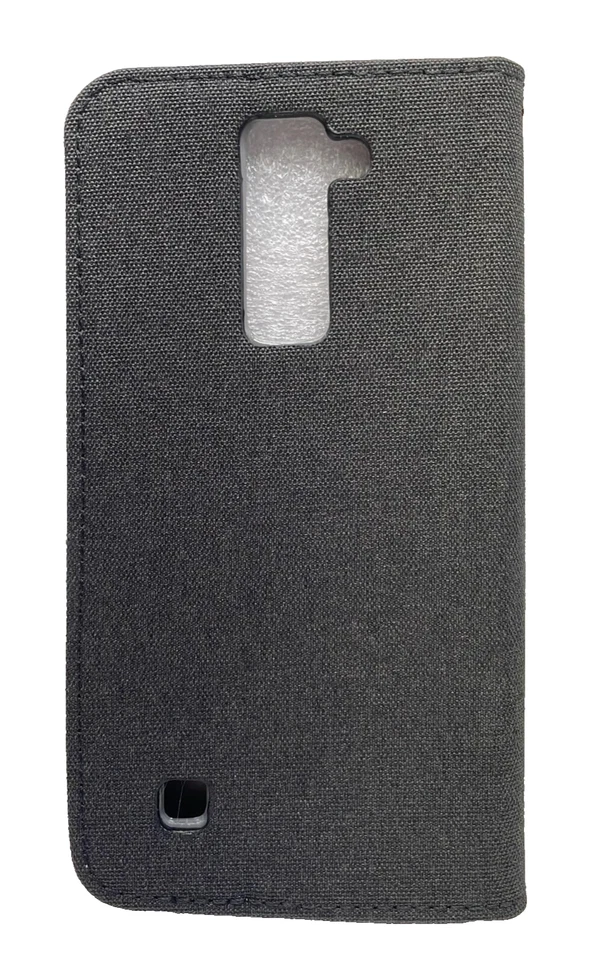 Capa carteira folio Sonne Premium com suporte para LG K7 - Preto/prata - Imagem 2 de 4