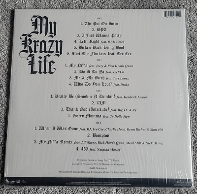 YG My Krazy Life 2XLP Vinyl Record Album Rich Homie Quan Nicki
