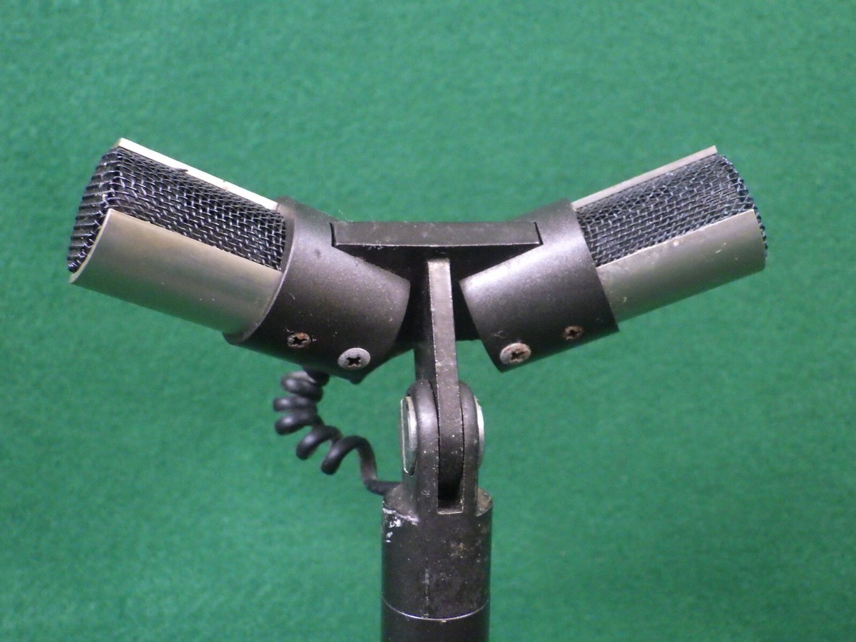 Vintage Pioneer CM-2S Stereo Microphone Desk top Electret type