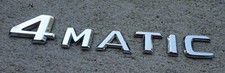 Mercedes Benz 4matic Emblem Letters Badge Decal Trunk Symbol Oem Genuine Stock Mercedes Benz 4matic Emblem Letters Badge Decal Trunk Symbol Oem Genuine Stock