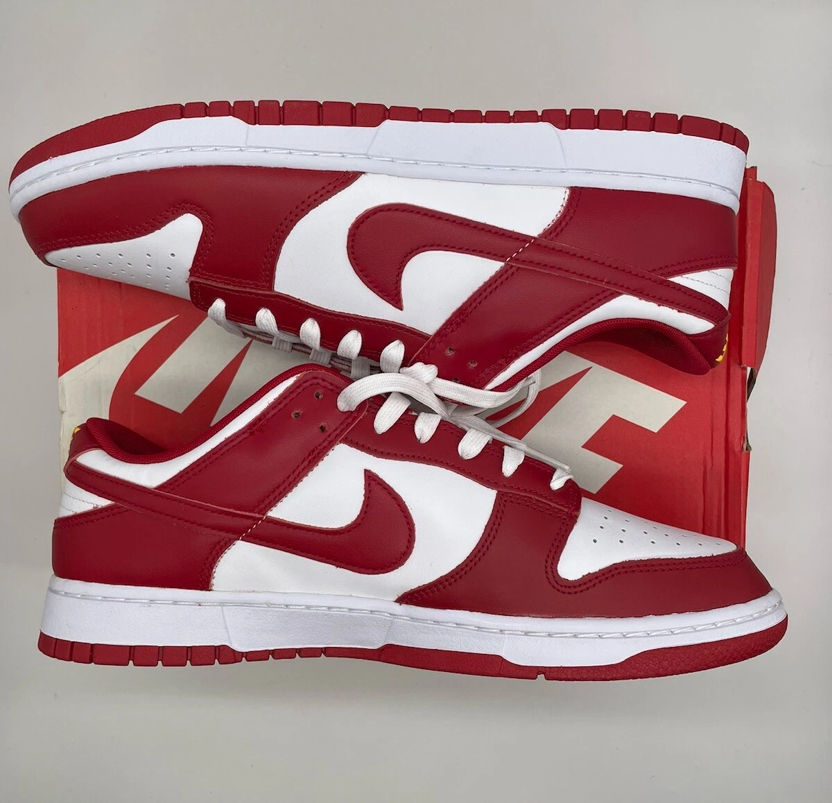 Nike Dunk Low Gym Red for sale | eBay