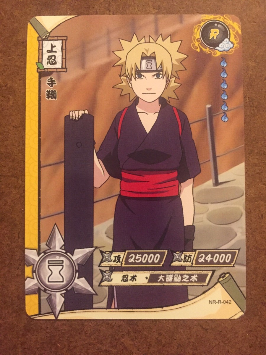 Temari NR-R-042 Rare Naruto Trading Card CCG | eBay